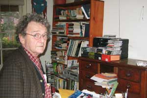 Peter Mathers at home, 2004