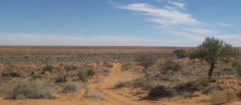 Simpson Desert on the way to Sturt's entrance to hell