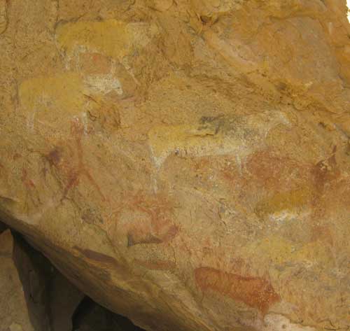 San rock art, Drakensberg Mountains, South Africa