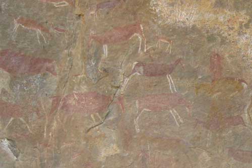 San rock art, Drakensberg Mountains, South Africa