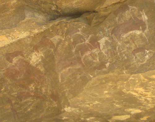 San rock art, Drakensberg Mountains, South Africa